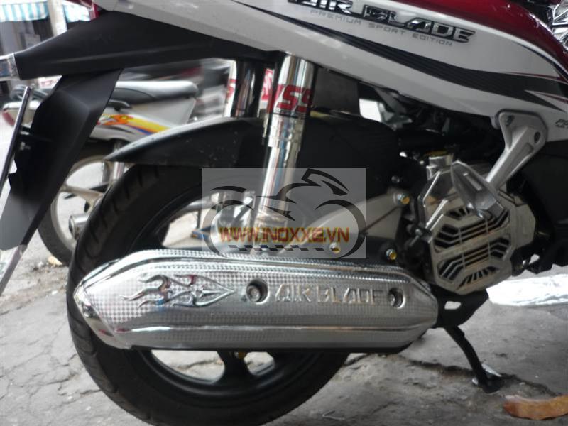 Phụ tùng xe Airblade 2011-Che pô nhôm